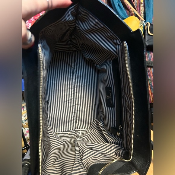 Gianni Bini Blue Croc Embossed Shoulder Bag​​ - Picture 11 of 13